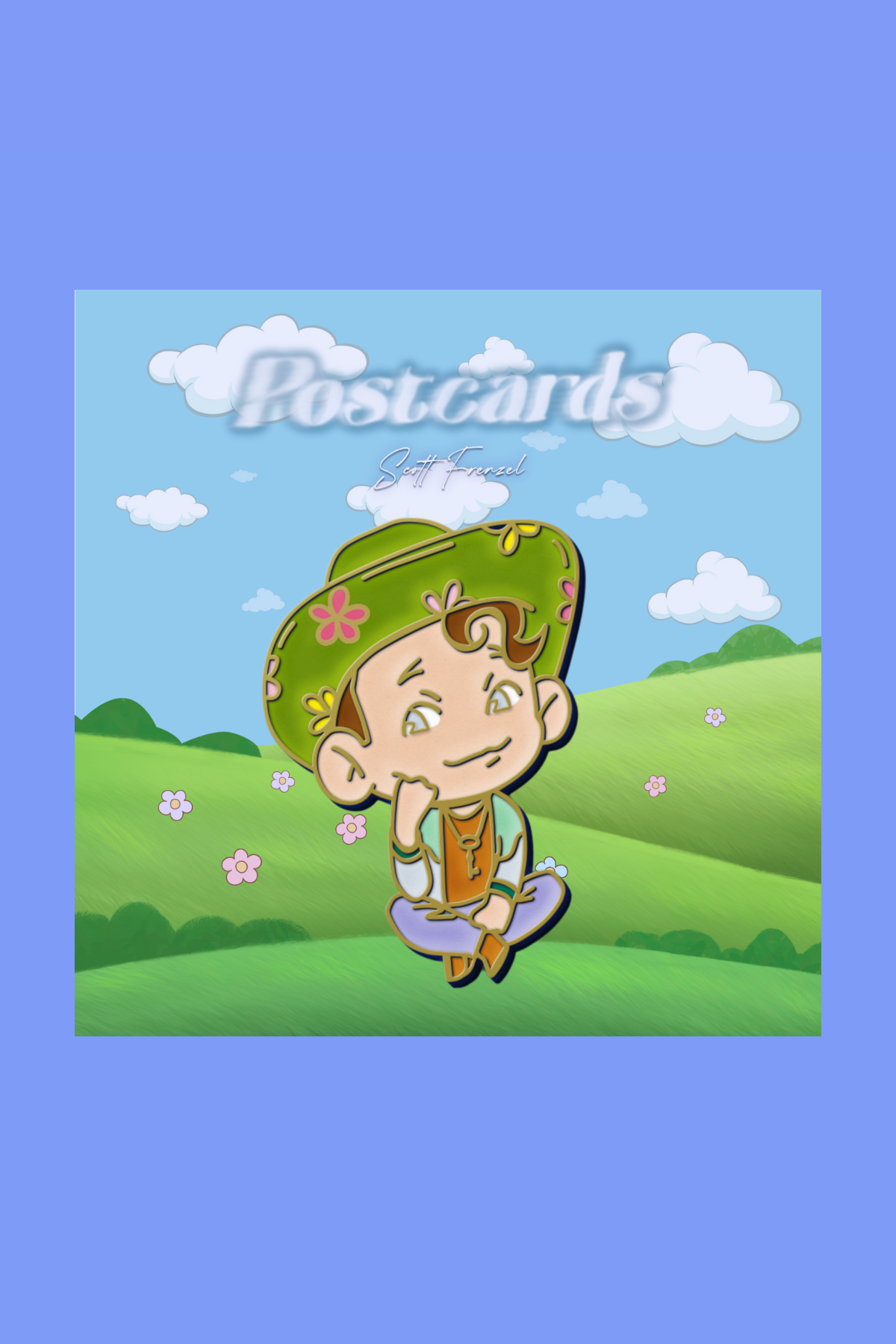 Postcards Enamel Pin
