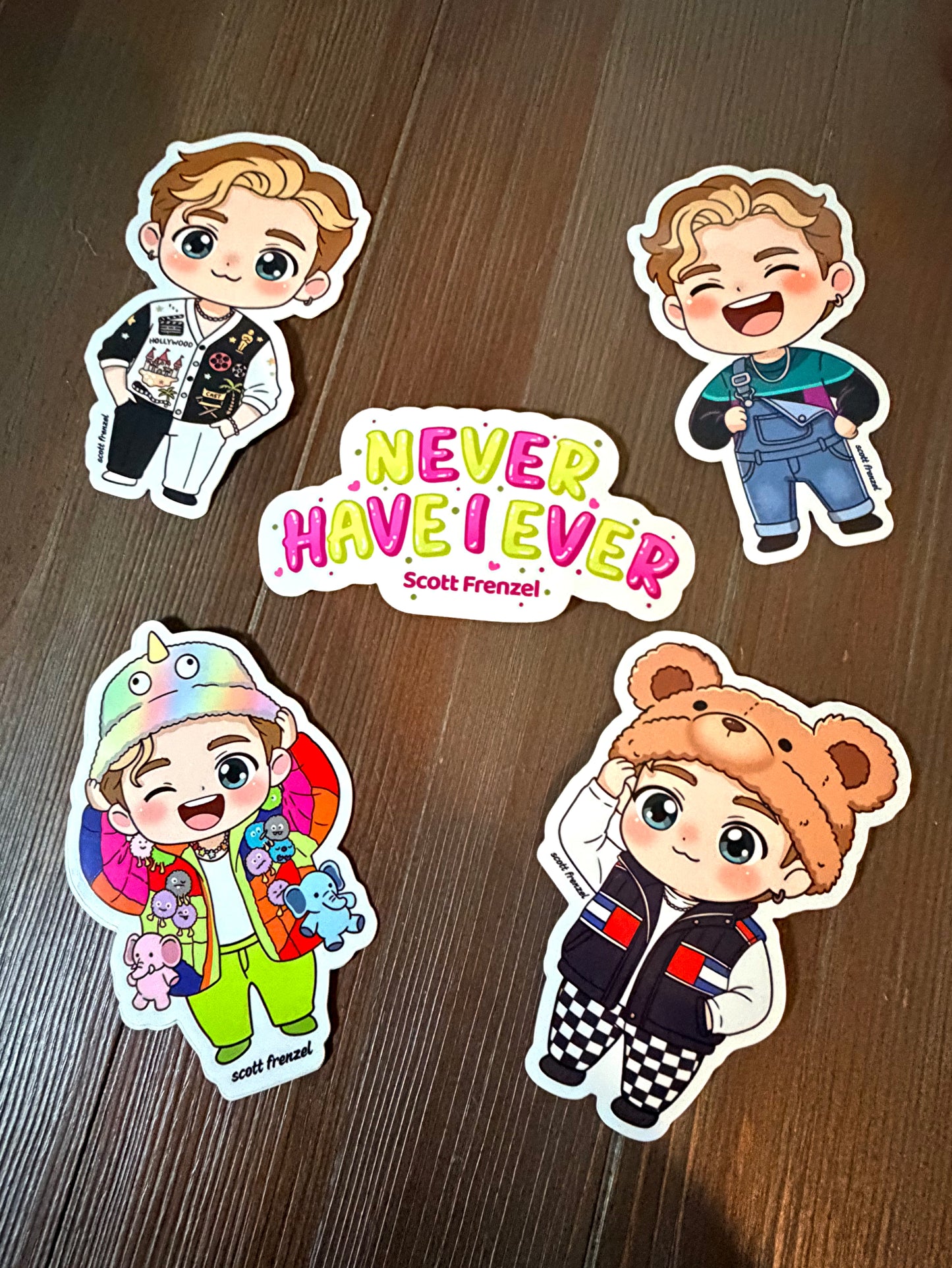 Never Have I Ever Sticker Set