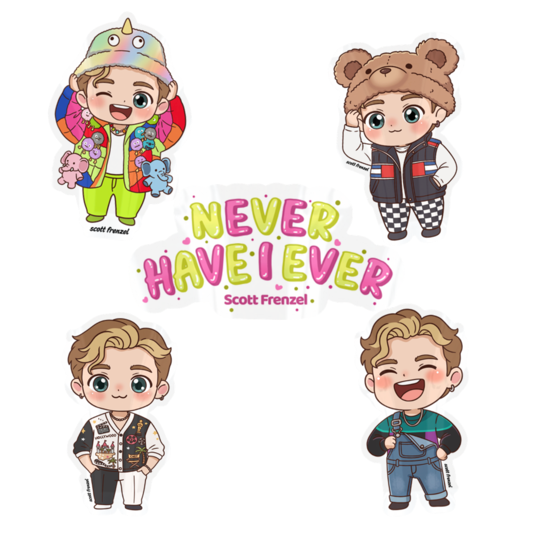 Never Have I Ever Sticker Set