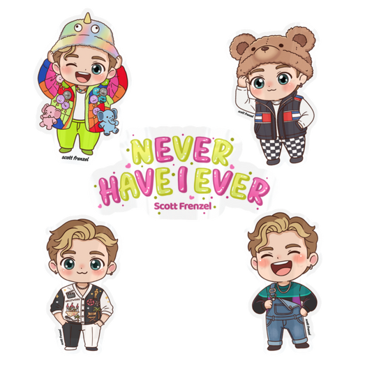 Never Have I Ever Sticker Set