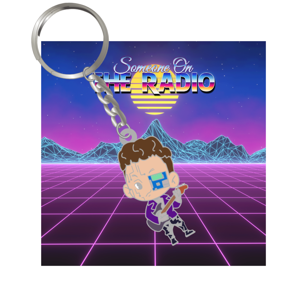 Someone On The Radio 'Scott Bot' Keychain