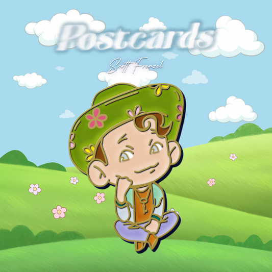 Postcards Enamel Pin
